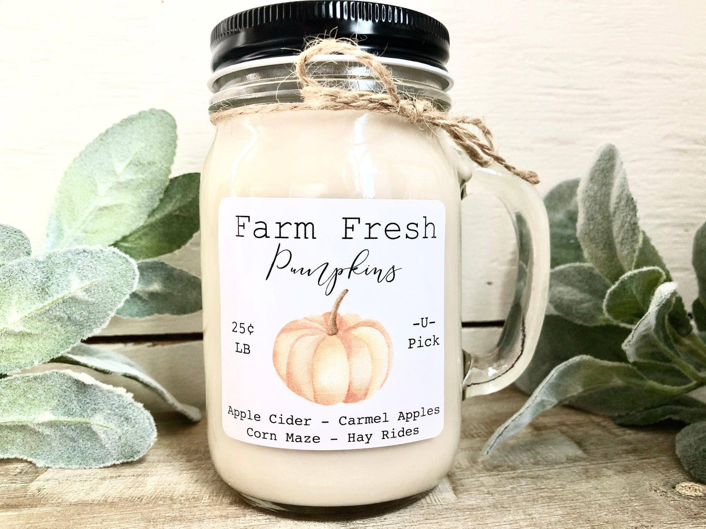 Farm Fresh Pumpkin Candle | Fall Farmhouse Decor Thegiftgalashop